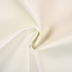 Ткань Дерматин (Кожзам) для мебели, цвет Белый (на отрез)  в Шатуре