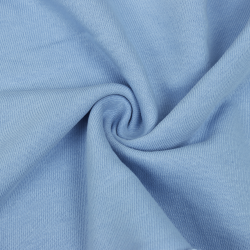 Ткань Футер 3-х нитка, Петля, цвет Светло-Голубой (на отрез)  в Шатуре