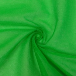 Фатин (мягкий), цвет Светло-зеленый (на отрез)  в Шатуре