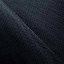 Ткань Оксфорд 300D PU Рип-Стоп СОТЫ, цвет Черный (на отрез)  в Шатуре
