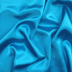 *Ткань Атлас-сатин, цвет Голубой (на отрез)  в Шатуре