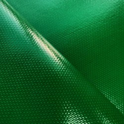 Тентовый материал ПВХ 600 гр/м2 плотная, Зелёный (Ширина 150см), на отрез  в Шатуре, 600 г/м2, 1189 руб