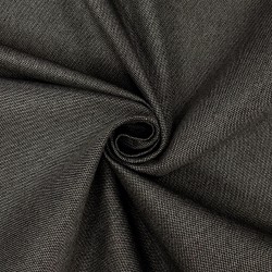 Ткань Рогожка (мебельная), цвет Тёмно-Серый (на отрез)  в Шатуре