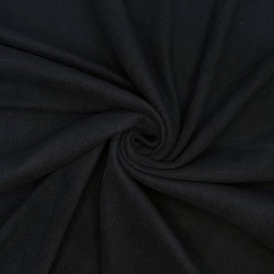 Флис Односторонний 130 гр/м2, цвет Черный (на отрез)  в Шатуре