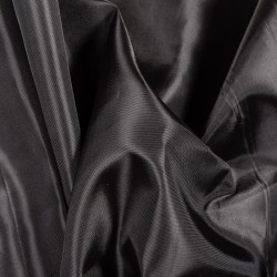 Ткань подкладочная Таффета 190Т, цвет Черный (на отрез)  в Шатуре