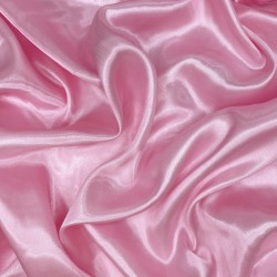 Ткань Атлас-сатин, цвет Розовый (на отрез)  в Шатуре