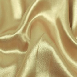 Ткань Атлас-сатин ЛЮКС, цвет Золотой (на отрез)  в Шатуре