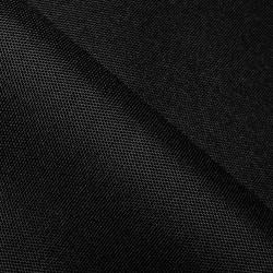 Прорезиненная ткань Оксфорд 600D ПВХ, Черный  в Шатуре, 340 г/м2, 359 руб