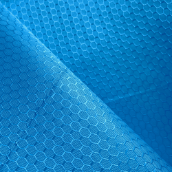Ткань Оксфорд 300D PU Рип-Стоп СОТЫ, цвет Голубой (на отрез)  в Шатуре