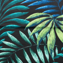 Интерьерная ткань Дак (DUCK), принт &quot;Тропические листья&quot; (на отрез)  в Шатуре