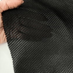 Сетка 3D трехслойная Air mesh 165 гр/м2, цвет Черный (на отрез)  в Шатуре