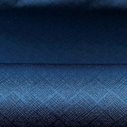 Ткань Блэкаут для штор светозатемняющая 100% &quot;Орнамент Синий&quot; (на отрез)  в Шатуре